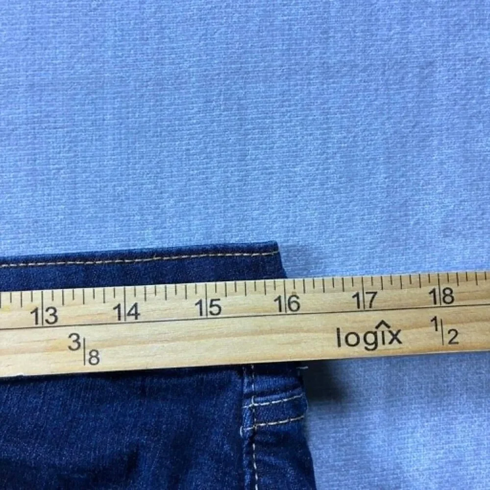 Signature Levi Strauss Gold Womens Bootcut Jeans Dark Wash Stretch Size 32x29 - Picture 5 of 8